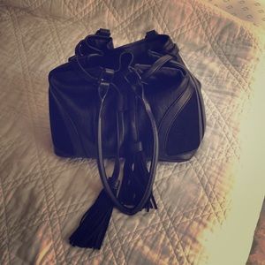 French Connection leather tote